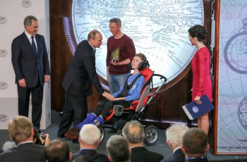 Олег Байков и Владимир Путин