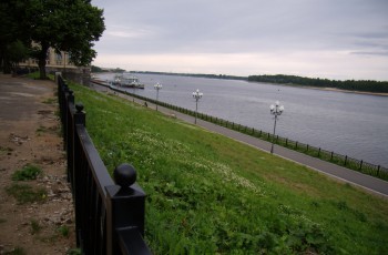 Набережная Волги в Рыбинске