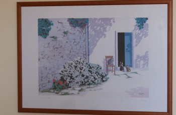 Картина в номере. Отель Iris, Протарас, Кипр